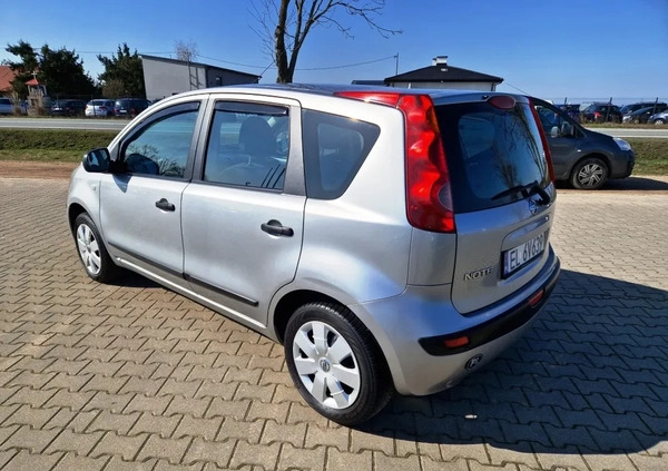 Nissan Note cena 12900 przebieg: 153000, rok produkcji 2006 z Kutno małe 631